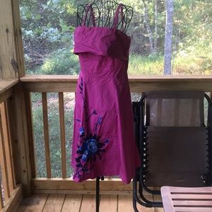 pretty party dress with amazing embroidery
